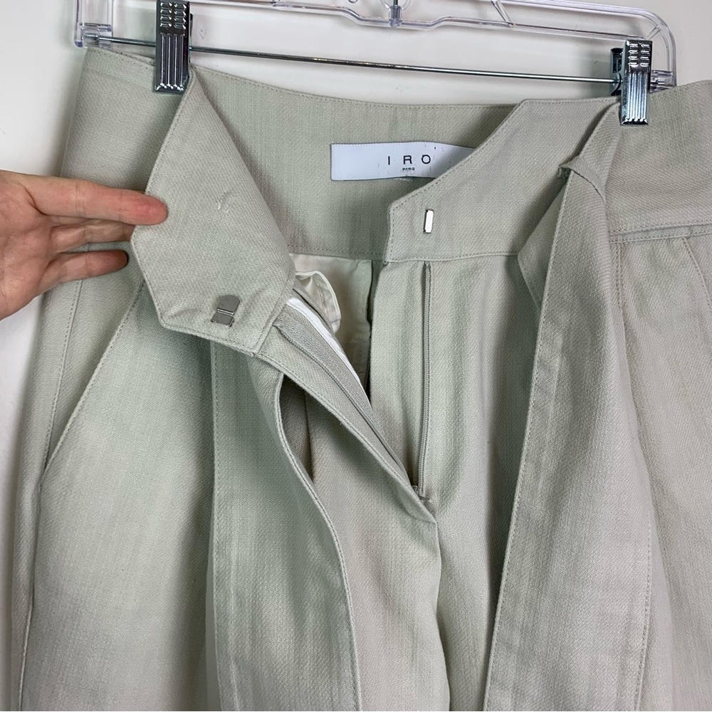 IRO Madeon Belted Pants in Natural - Picture 8 of 15